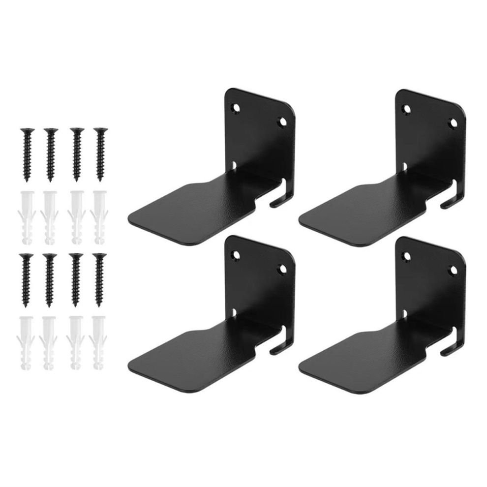 4Pcs Invisible Floating Bookshelf Floating Book Organizer Wall Indoor Storage Accessories Suit Metal Shelves For Books,A 4853482212746