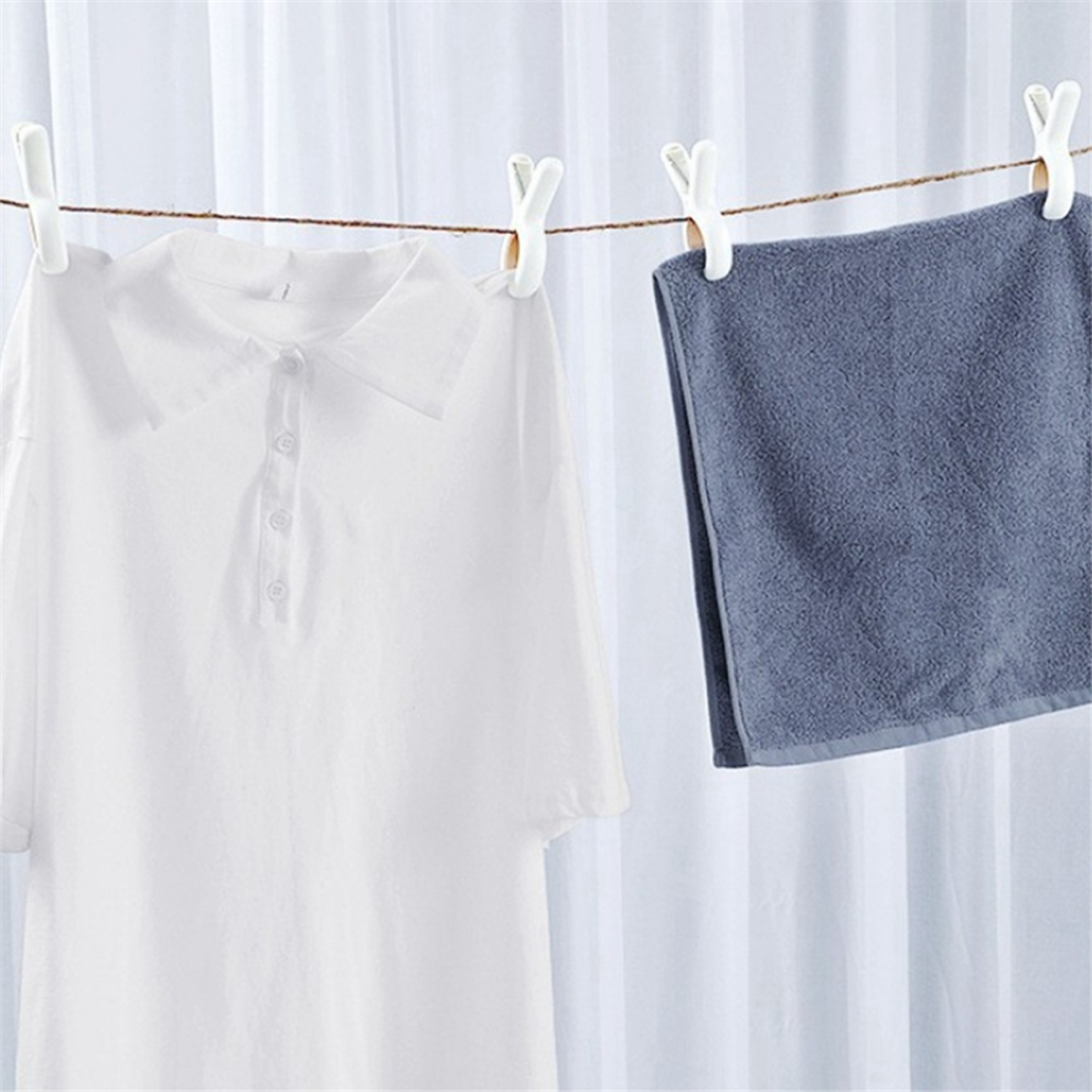Lot de 9 pinces à linge coupe-vent, robustes et grandes, pour serviettes de plage, rideaux, couettes, bleu