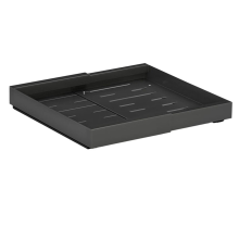 Organizador de armario extraíble, ancho ajustable y expandible (30 a 46 cm de ancho), cajones extraíbles para cocina y baño.