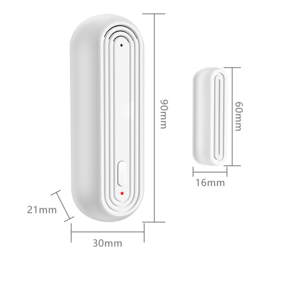 Sensore Di Allarme Per Porte E Finestre Wifi Intelligente Con Funzione Di Rilevamento Apertura/Chiusura, Allarme Antifurto Remoto