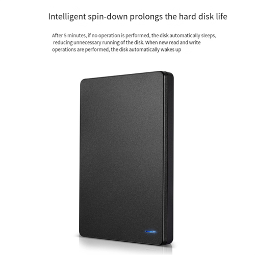 External Mobile Hard Disk High USB 3.0 1TB Storage Portable Hard Disk for Laptop Desktop PC Black 2