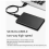 External Mobile Hard Disk High USB 3.0 1TB Storage Portable Hard Disk for Laptop Desktop PC Black 4