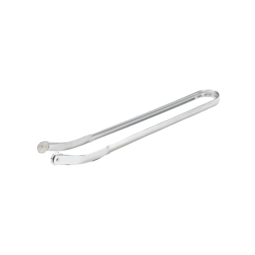 Pince à saucisses pour barbecue, pince à barbecue, pince de service robuste, pince à aliments en métal, pince de cuisine pour griller, 1 pièce