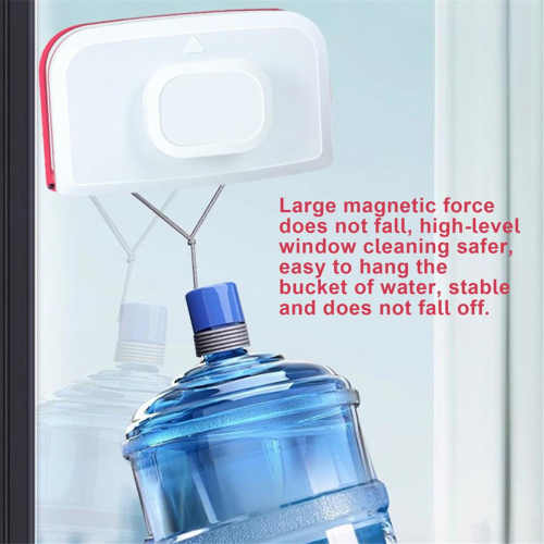 Limpiador de ventanas magnético para el hogar, limpiador rectangular de doble cara, herramientas de limpieza de ventanas para edificios altos. 2