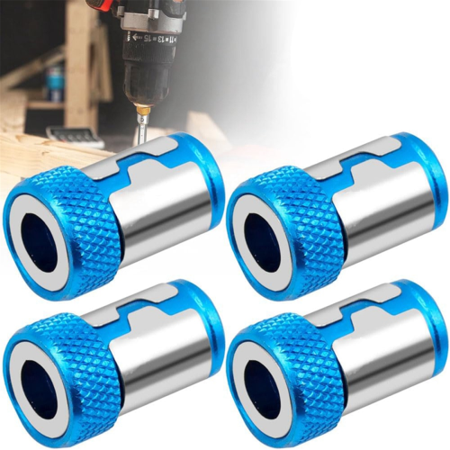 Screwdriver Head Magnetic Ring, Upgrade Magnetizer Screw Removable for Hex Screwdriver and Power Bits,4PCS 2