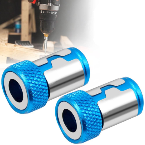 Screwdriver Head Magnetic Ring, Upgrade Magnetizer Screw Removable for Hex Screwdriver and Power Bits,2PCS 2