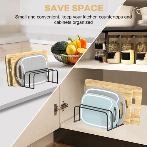 Schneidebrett-Organizer, [2er-Pack] Halter Rack Backen Cookie Pan Blätter Kühlung 2