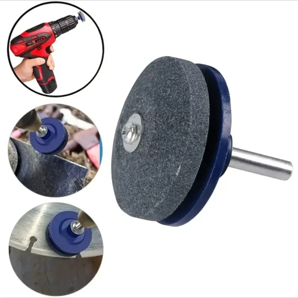 Sharpening Made Easy: Electric Lawn Mower Sharpener With Wear-Resistant Grinding Heads And Grinding Stone 4853482220802