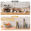 Schneidebrett-Organizer, [2er-Pack] Halter Rack Backen Cookie Pan Blätter Kühlung 5