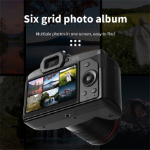 D5 6400Megapixel HD WiFi Digital Video Camera 4K Dual Lens Camcorder with Display 16X Zoom DSLR Camera No Memory Card