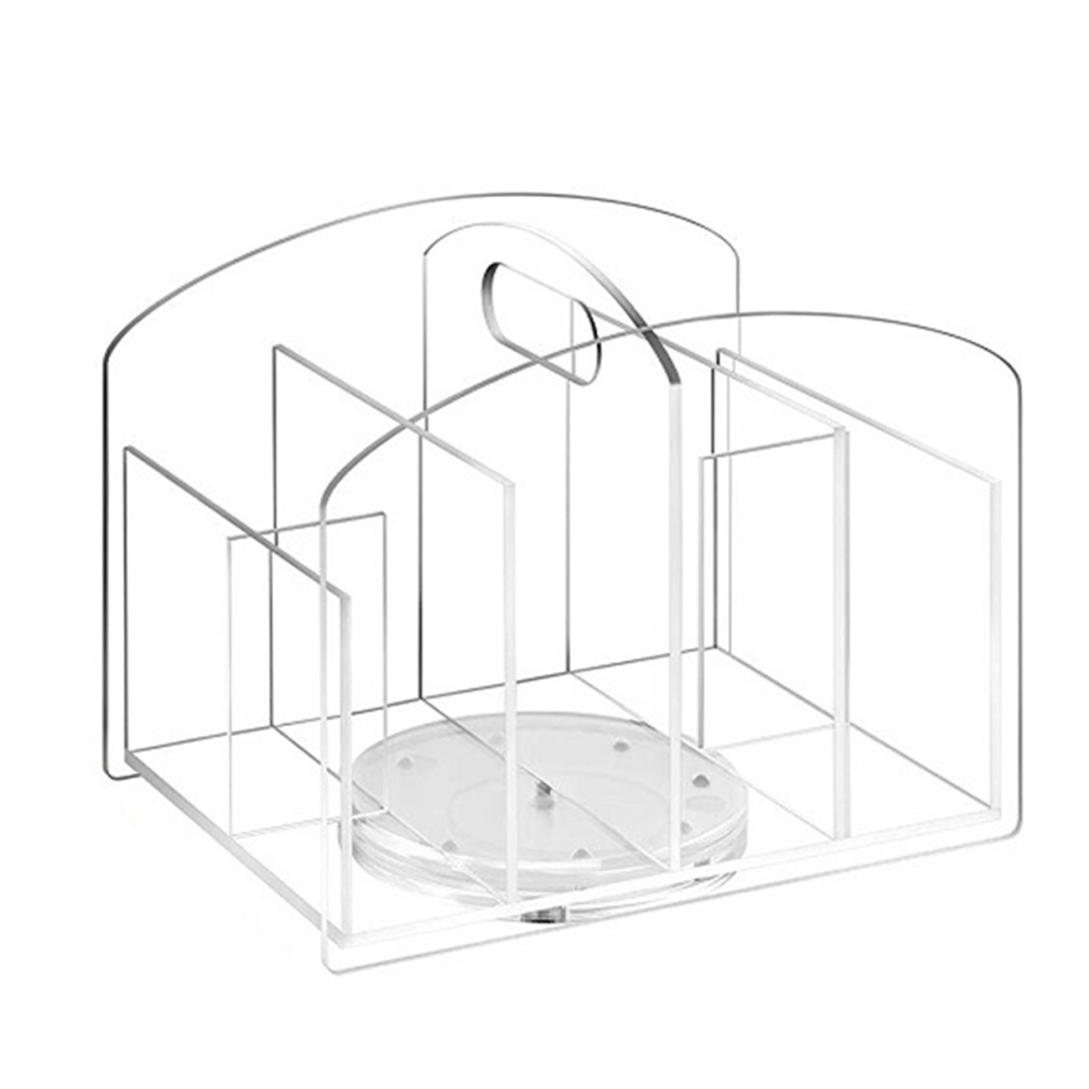 Acrylic Pen Holder for Desk, Desk Organizer Clear, 360 Degree Pencil Holder for Desk Kids, Rotating Organizer Rotating-image-OPC-PH72VCF-NEW