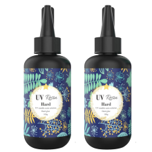 UV-hars - 200 g kristalheldere UV-hars, verbeterd hard UV-harstype, UV-hars snel uitgehard voor het maken van sieraden en doe-het-zelf-knutselwerkjes