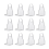 12pcs Cup Holder Anti-Overflow Laundry Detergent Cup Holder Folding Bracket Seamless Hook White 1