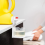 12pcs Cup Holder Anti-Overflow Laundry Detergent Cup Holder Folding Bracket Seamless Hook White 3