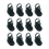 12pcs Cup Holder Anti-Overflow Laundry Detergent Cup Holder Folding Bracket Seamless Hook Black 1