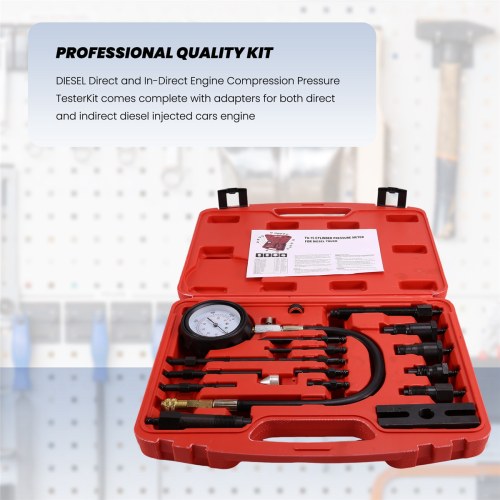 TU-15B Drukmeter Motorcompressie Tester Set Kit Cilinder Testmeter 2
