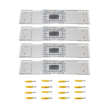 Thickness Gauge 4Pcs Crack Monitoring Record, Standard Tell-Tale Crack Monitor for the Standard and Corner Tell-Tale