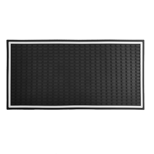 45x30x1CM PVC Ματ Θερμαντικό Χαλί Καφέ για Μπαρ, Χοντρό Σπιτικό Υπόστρωμα για Κοκτέιλ