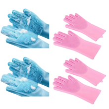 Luvas de limpeza para cães e gatos, luvas de banho, xampu, esfregões, luvas de limpeza para lavar louça