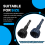 2Pcs Tungsten Carbide Deburring External Chamfer Tool 1/8in-3/4in(3mm-20mm), Chamfering Drill Bit(Black+Blue) 6