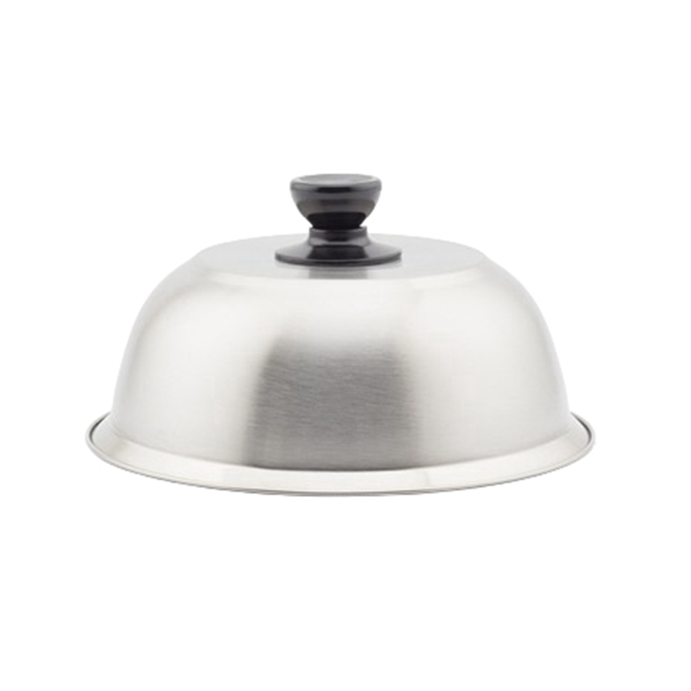 Couvercle de dôme de gril en acier inoxydable, couvercles de casseroles rondes pour hamburgers, ustensiles de cuisine, hamburgers, barbecue, steaks