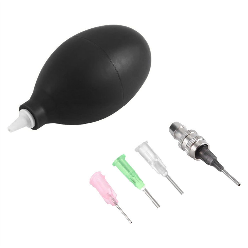 1 ensemble d'outils de poterie, applicateur de précision en céramique, 3 onces, embouts applicateurs (noir)