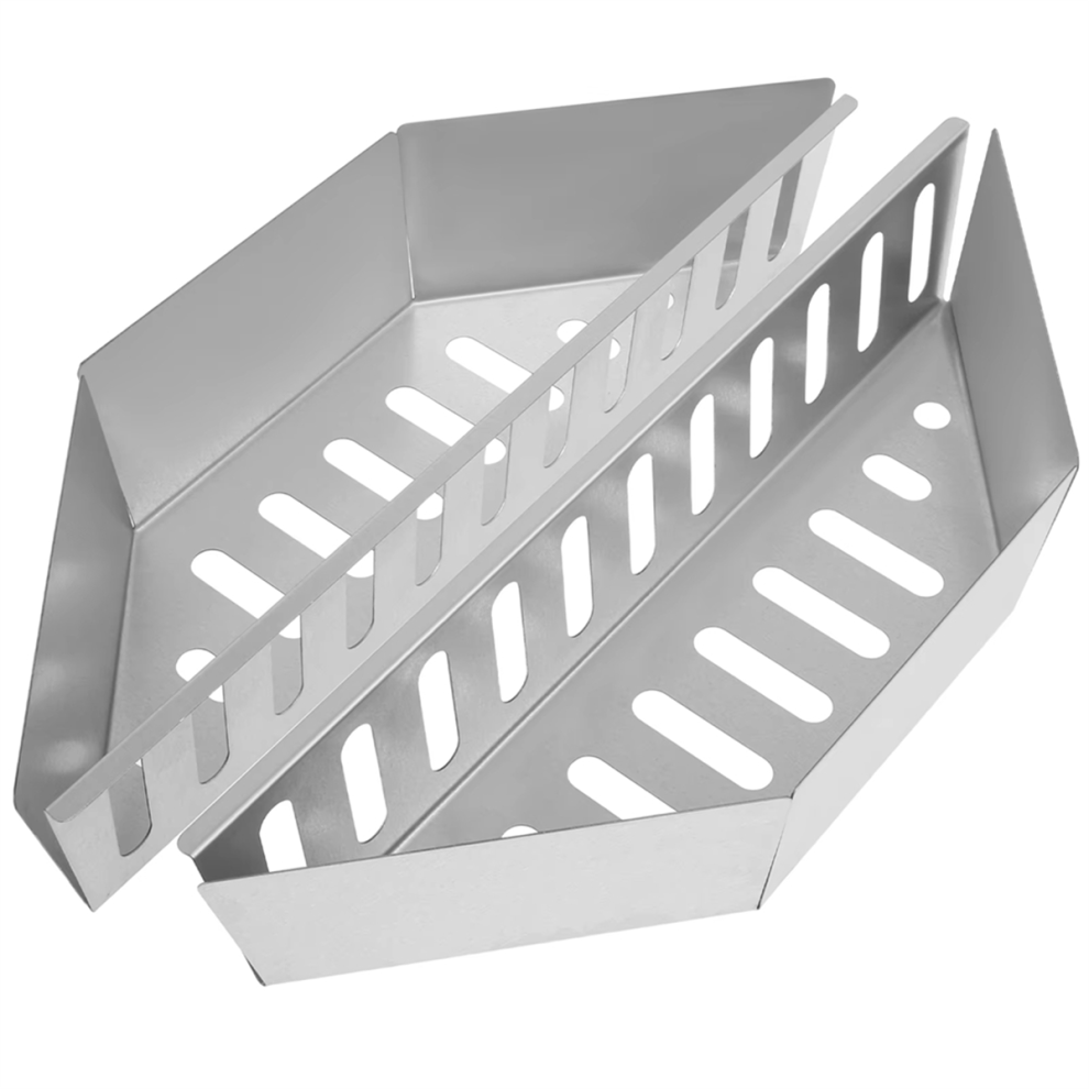 Panier à charbon Char-Basket Porte-copeaux de bois pour barbecue extérieur Briquette résistante à la chaleur