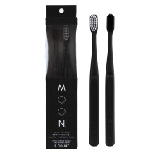 MOON Mjuk Tandborste 4-Pack - Extra Mjuka Tandborstar för Vuxna, För Känsliga Tandkött