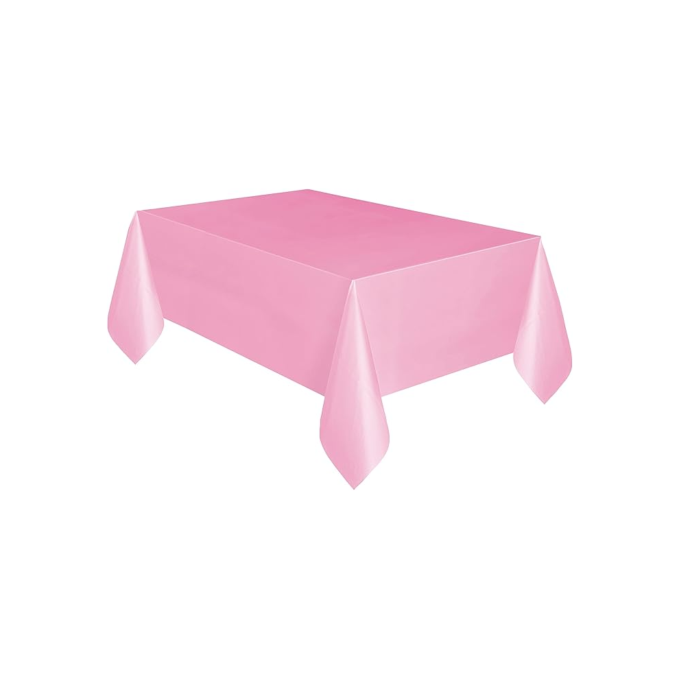 Solid Lovely Pink Rectangular Plastic Table