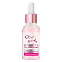 Glow & Lovely Hydraglow Rose Enrich Serum 30g |Ultra Hydrating Moisturizing Face Serum For Flawless Glowing Skin |Lightweight Skincare for Women & Men