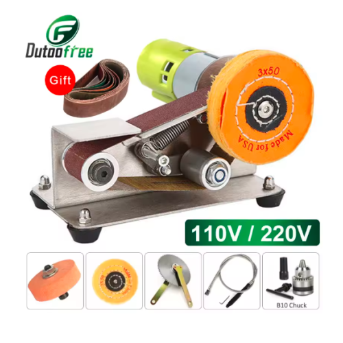 Multifunctional Mini Electric Belt Sander DIY Cutter 2