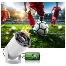 Mini Projector HD Portable Projector With Keystone Correction Home Cinema Outdoor Movie Projector Wired Connection Projector