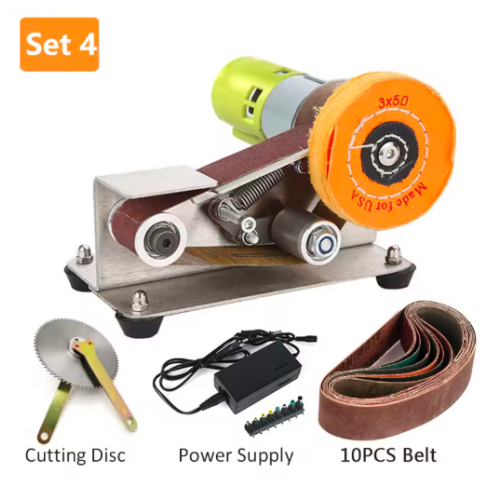 Multifunctional Mini Electric Belt Sander DIY Cutter