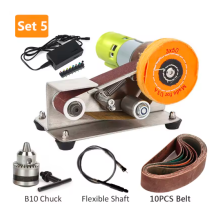 Multifunctional Mini Electric Belt Sander DIY Cutter