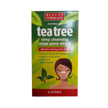 Beauty Formula Tea Tree Nose Pore Strips White 6 Strips