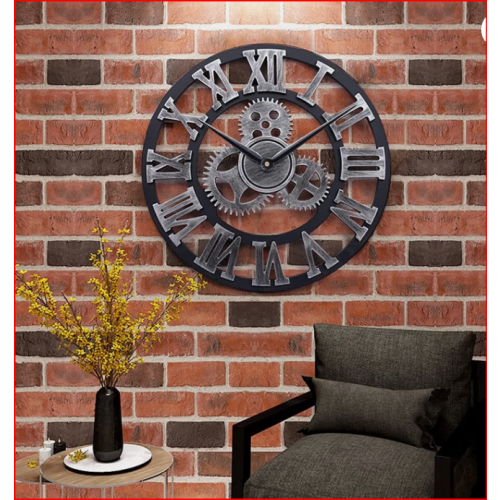Vintage Charm XL Wall Clock 60cm 1