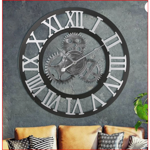 Vintage Charm XL Wall Clock 60cm 2