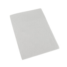 (White) Homescapes 100% Brushed Cotton Cot Flat Sheet Single Pack, 100 x 150 cm