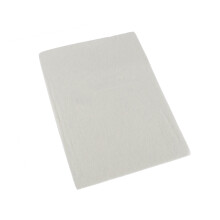 (Cream) Homescapes 100% Brushed Cotton Cot Flat Sheet Single Pack, 100 x 150 cm
