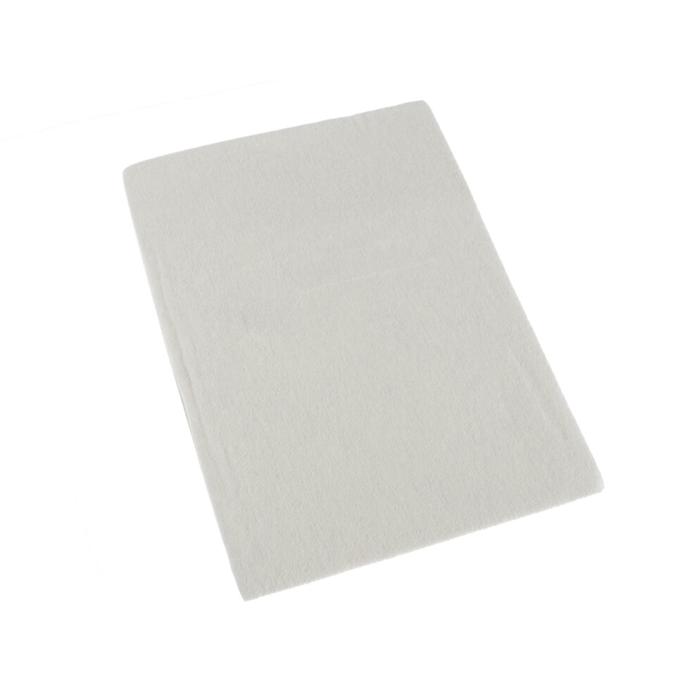 Homescapes Natural Individual 100% Brushed Egyptian Cotton Flat Cot Sheet, 100 X 150 Cm, Cream, Oeko-Tex Certified, Machine Washable - Image 4