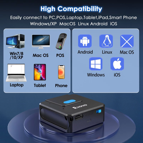 Eyoyo 2D Bluetooth Wearable Barcode Scanner 2