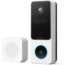 AOSU 2K Wireless Doorbell Cam CEO Design, PIR & Parcel Detection
