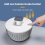 Press-Type Vegetable Dehydrator Fruit Dryer Large Salad Spinner Basket 4
