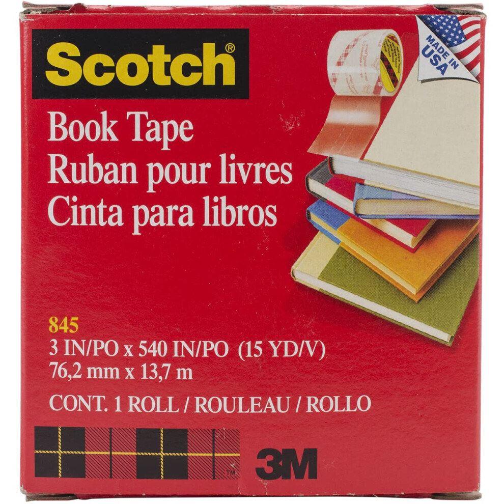 Scotch Book Tape Boxed-3x15yd