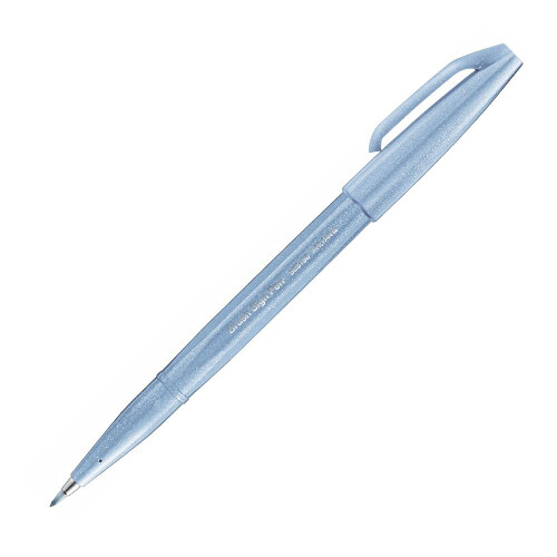 Pentel Pentel Brush Sign Pen Grau/Blau
