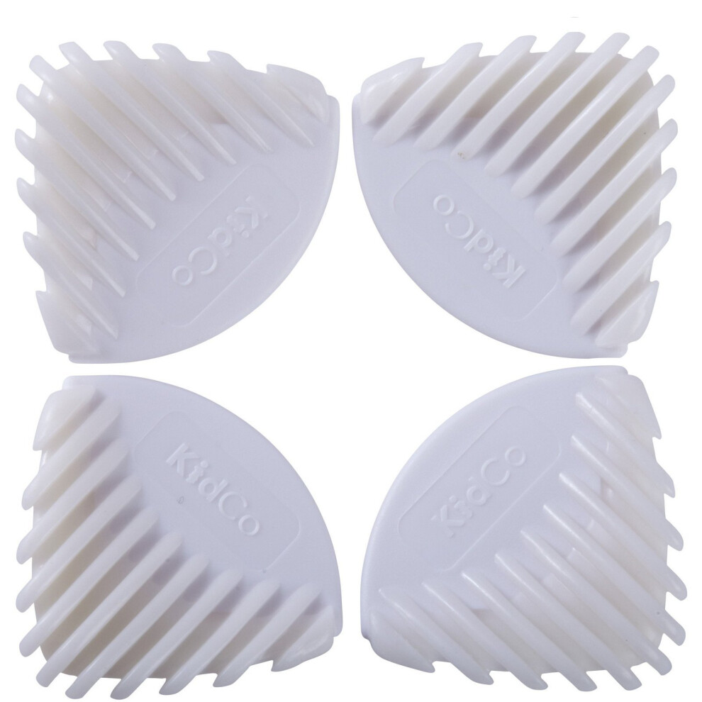S141 Corner Protector Soft Gel 4-Pk. White Kidco
