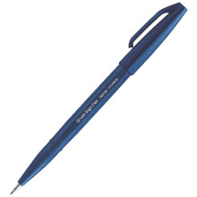 Pentel Brush Sign Pen Blue/Black