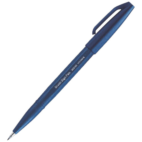 Pentel Pentel Brush Sign Pen Blue/Black