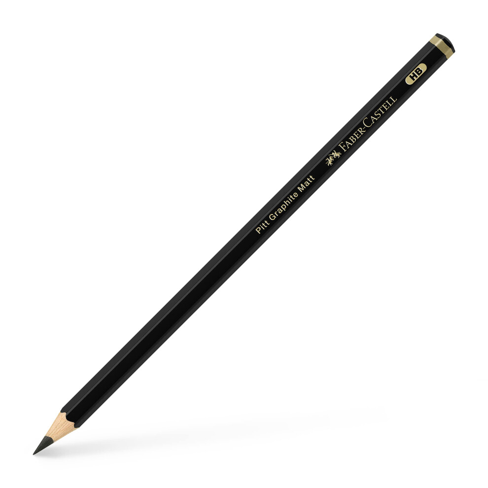 Faber-Castell Art & Graphic Pitt Graphite Matt Pencil  Matt Graphite  HB  For Art  Craft  Drawing  Sketching  Home  School  University  Colouring