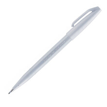 Pentel Brush Sign Pen Hellgrau